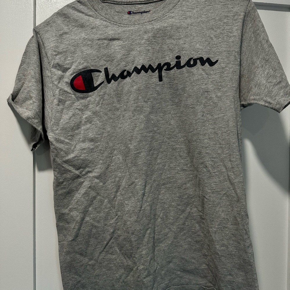 Champion Heather Gray Short Sleeve Tee